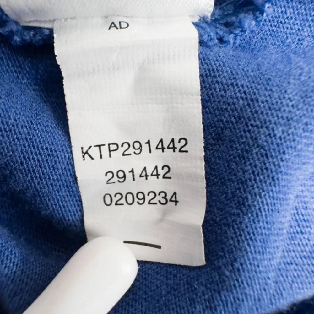 J Jill‎ Embroidered 3/4 Sleeve Tunic Top Petite Large Blue Boho Coastal Beach - Picture 16 of 16